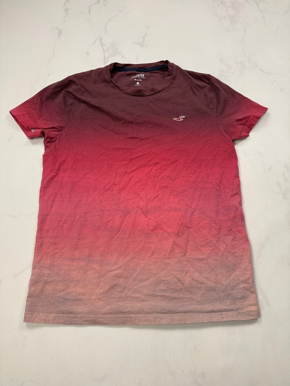 Hollister T Shirt Burgundy 90s VTG Classic Sizing - Mens S
